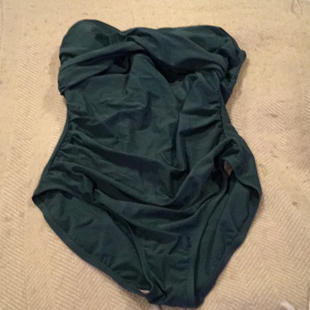 Strapless Target swim suit